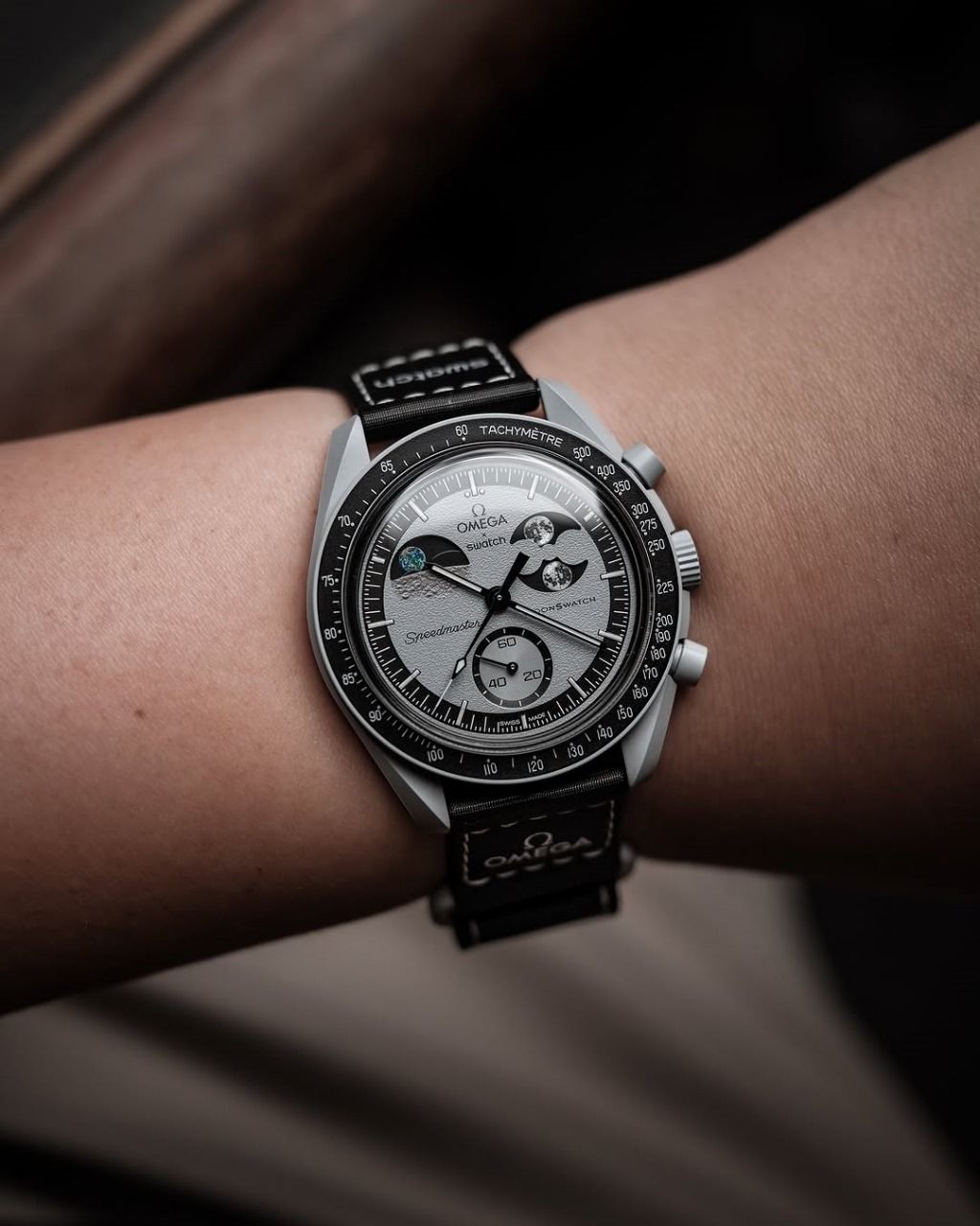 Mega x Swatch Speed master - Moon Swatch – Fashion Watch