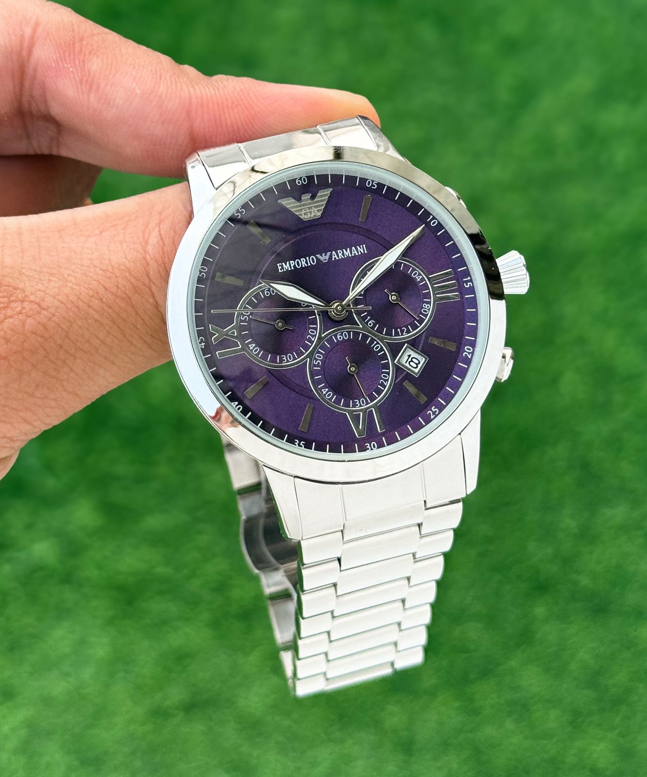 Armani Purple Dial For Men