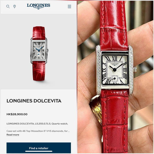 LONGINES MINI DOLCEVITA – TIMELESS LUXURY WITH A TOUCH OF RED
