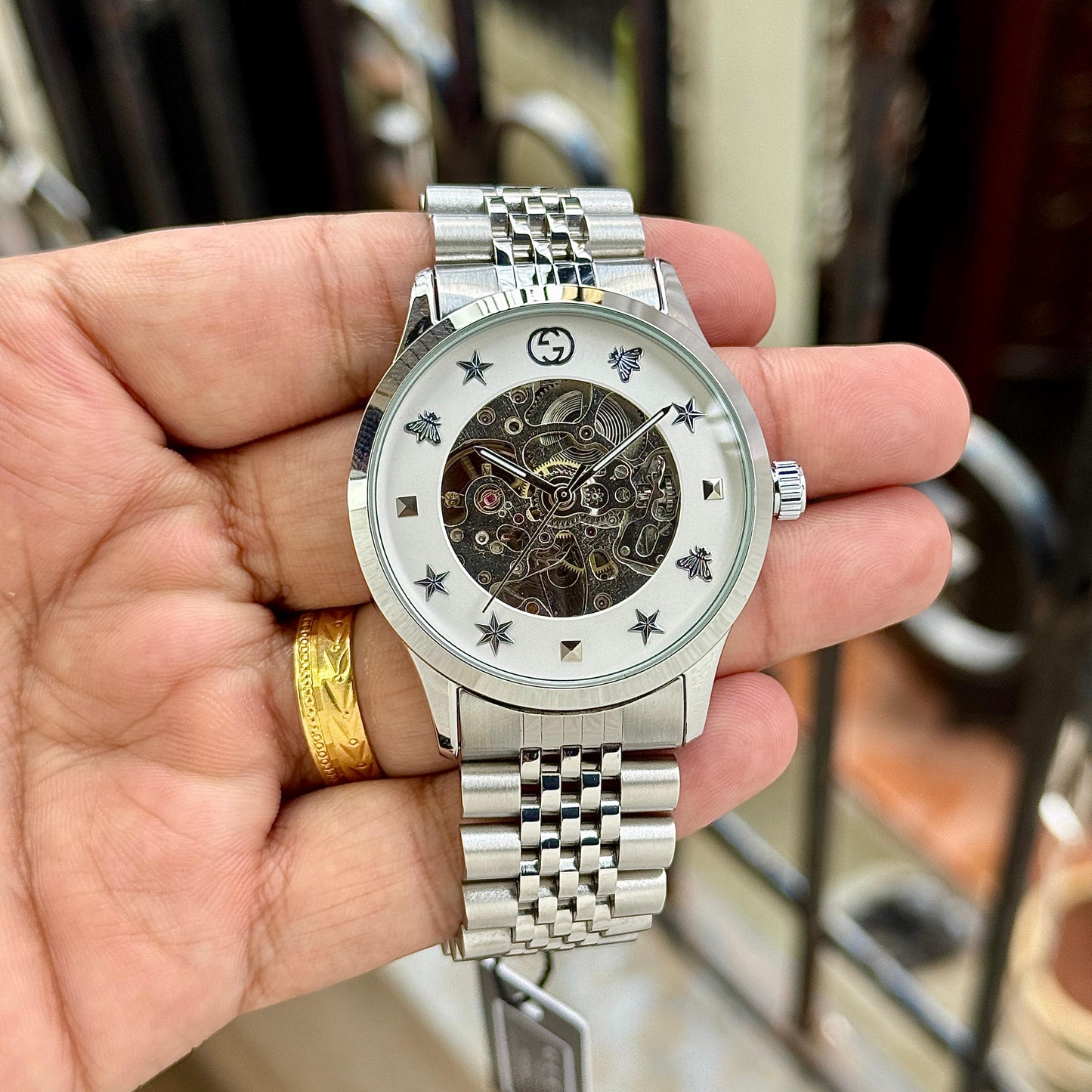 GUCCI G-TIMELESS YA126357 – SWISS SKELETON MASTERPIECE