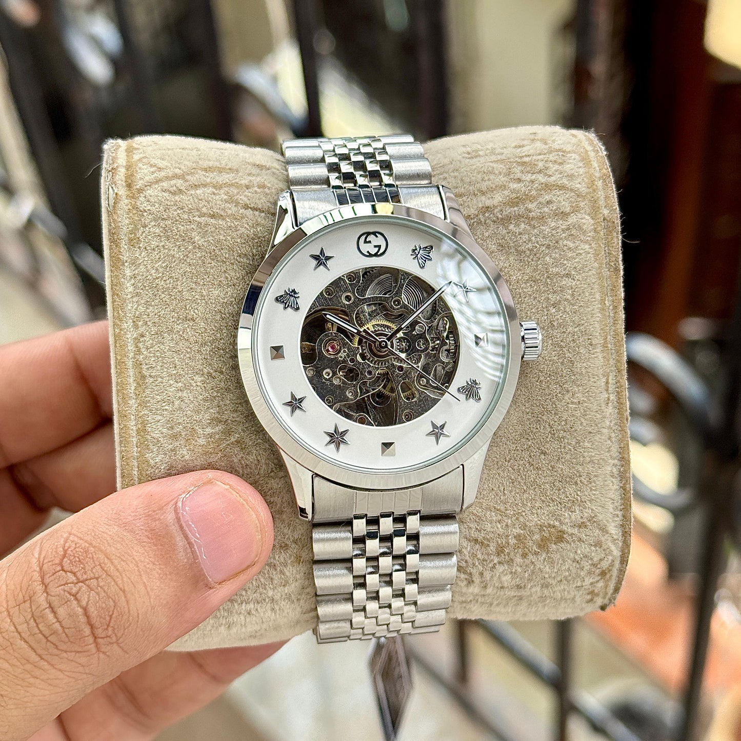 GUCCI G-TIMELESS YA126357 – SWISS SKELETON MASTERPIECE
