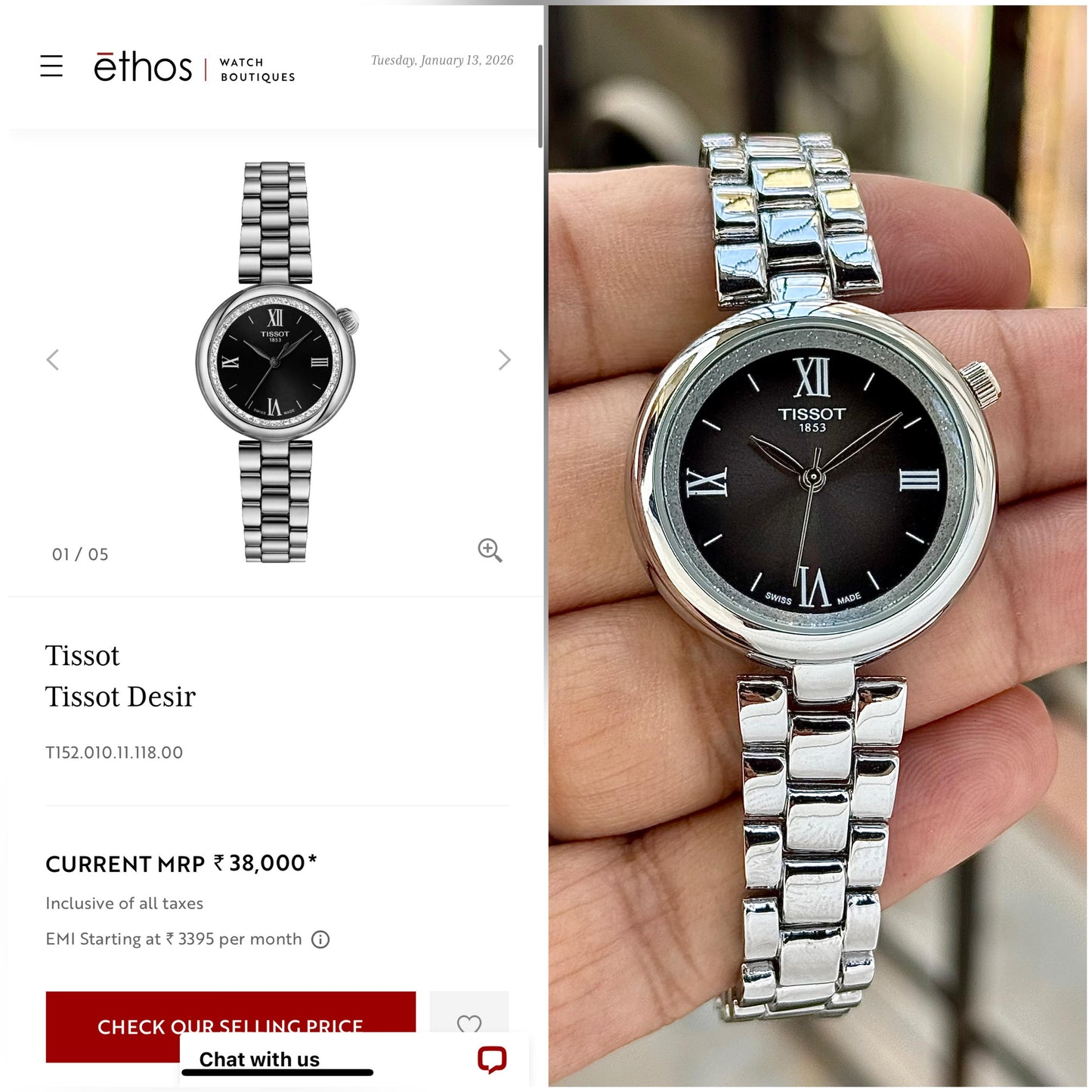 TISSOT DESIR – CLASSIC SWISS ELEGANCE